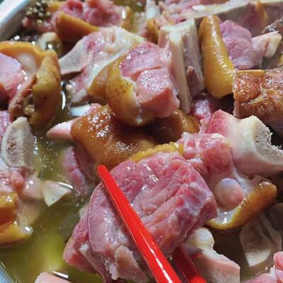 火腿肉农家腊肉粮食喂养火腿肉云南高山土特产农家腊肉巧家腊肉