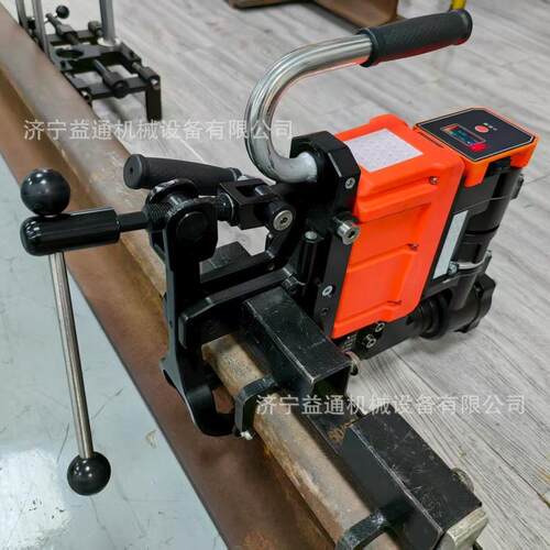 LDG-1型锂电钢轨钻孔机 铁路轨道打孔机 钢轨用充电打孔机