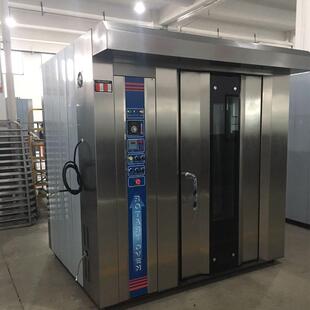 面包商用电热燃气燃油64盘旋转烘炉循环炉