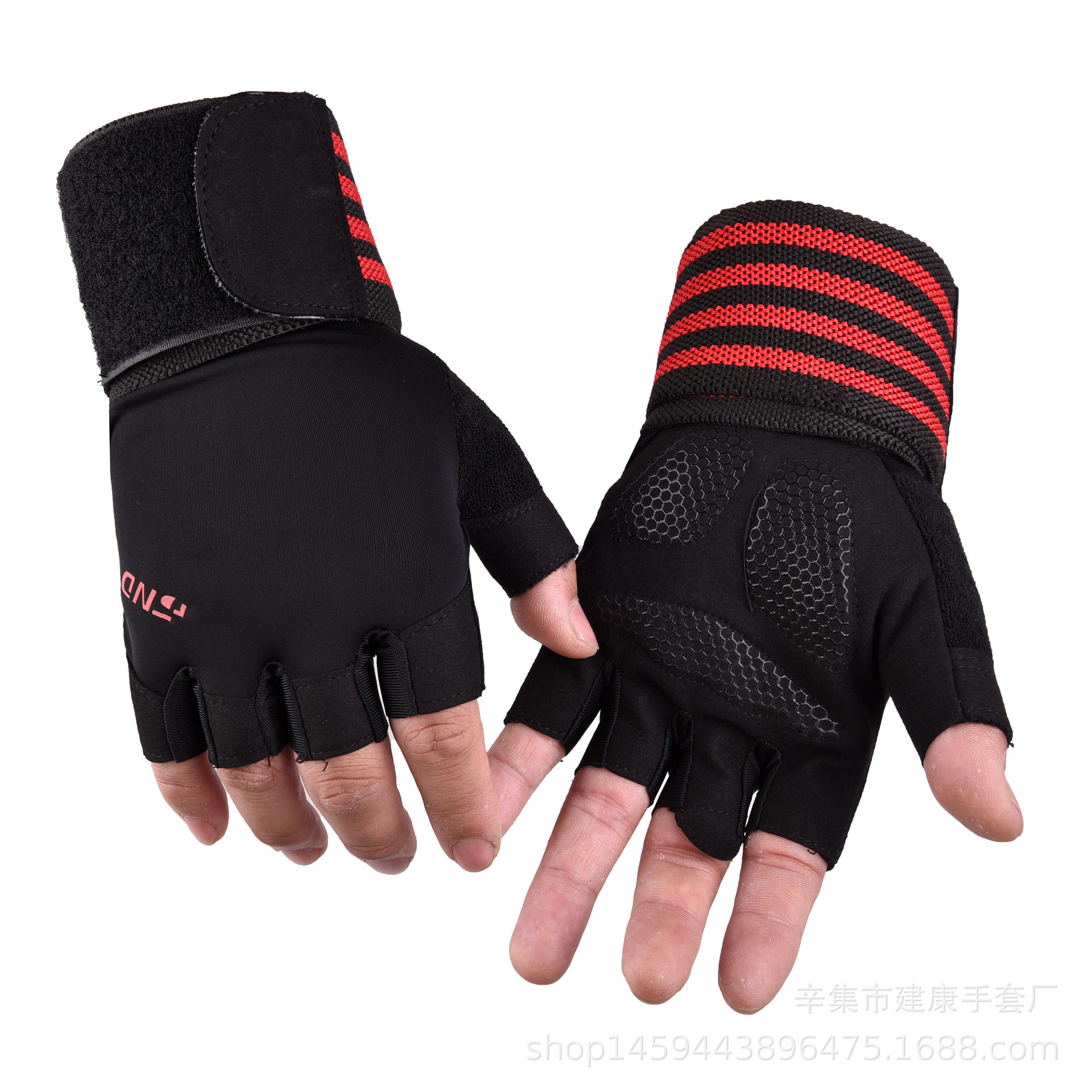 健身半指男女手套哑铃单杠力量