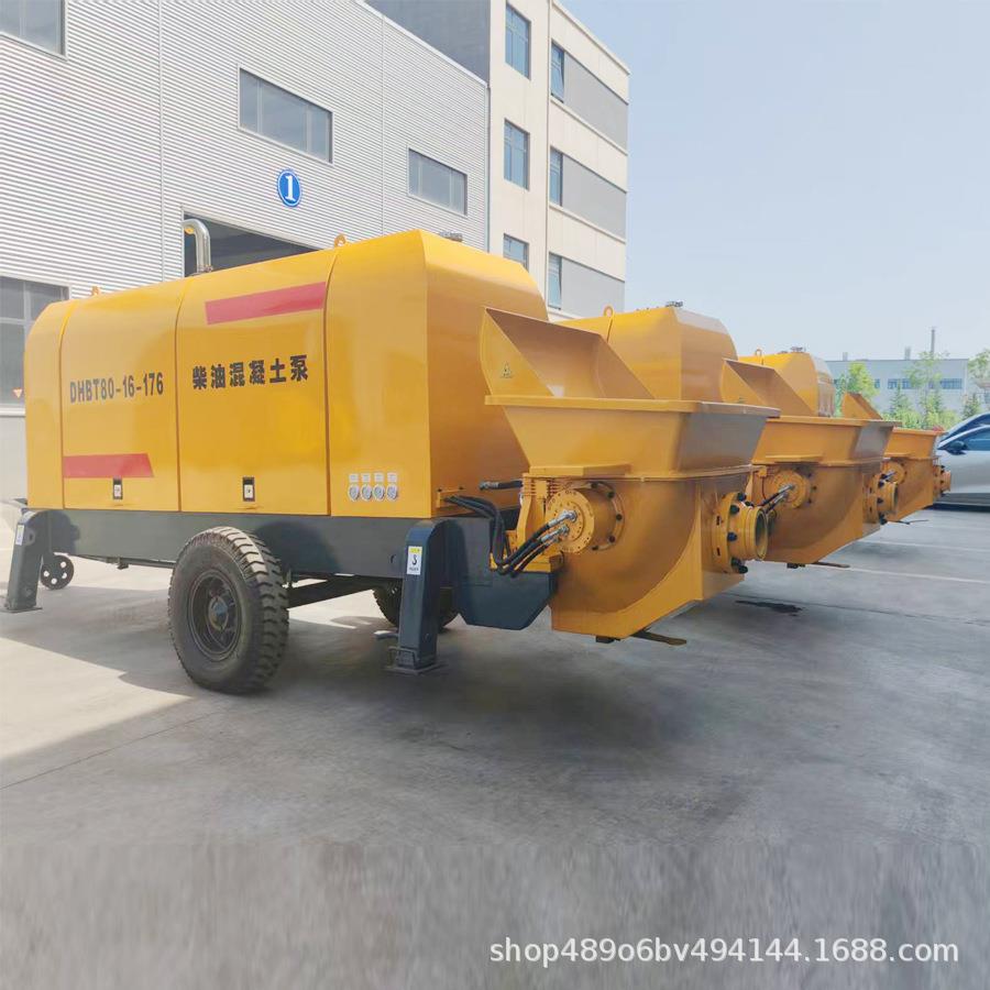 柴油混凝土输送泵dhbt60型混凝土泵拖泵地泵厂家供应