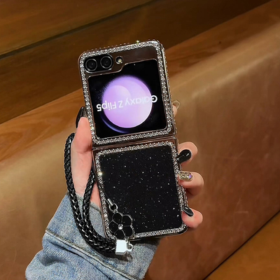 适用三星zflip5手机壳轻奢风