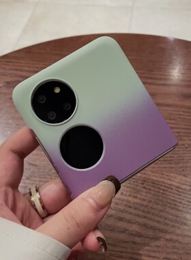 适用华为pocket2手机壳新款N2Flip折叠高级女XFold3超薄vivoxflip荣耀MagicVFlip全包MTX5简约ZFlip5小米Flip