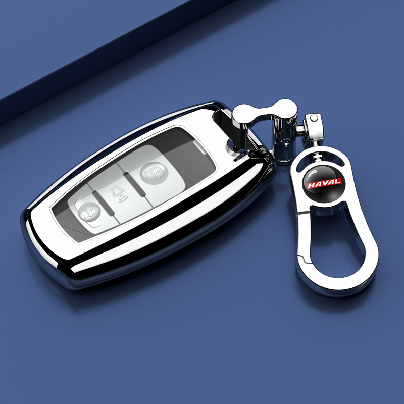 适用于长城哈弗h2s钥匙套专用扣哈佛h2汽车钥匙包装饰扣改装壳