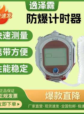 Ex-YJS型防爆本安计时器千分秒计时数据存储定时功能时钟显示功能