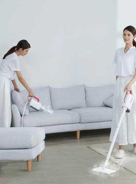 德尔玛多功能蒸汽清洁机DEM-ZQ610 5大刷头,高温蒸汽,杀灭细菌