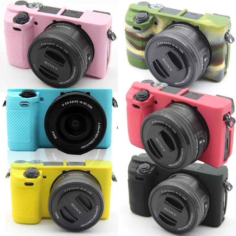 适用于 SONY索尼 微单相机包ZV1 ILCE A6300 硅胶套 A6000保护套 A5000 A5100 微单包 A7S2 M2 R2 A6500