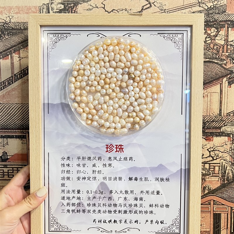 中药标本教学展馆m标本相框中药材装饰画文化墙标本挂画中药装饰