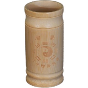求签筒竹签桶观音100签财神签摇签筒G抽签筒签书竹签竹筒解签用品