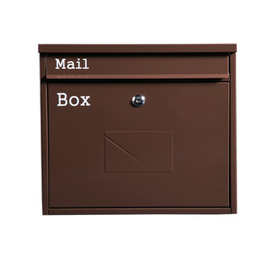 邮筒别墅欧式室外挂墙带锁信y报箱铁艺信箱创意意见箱家用信件箱