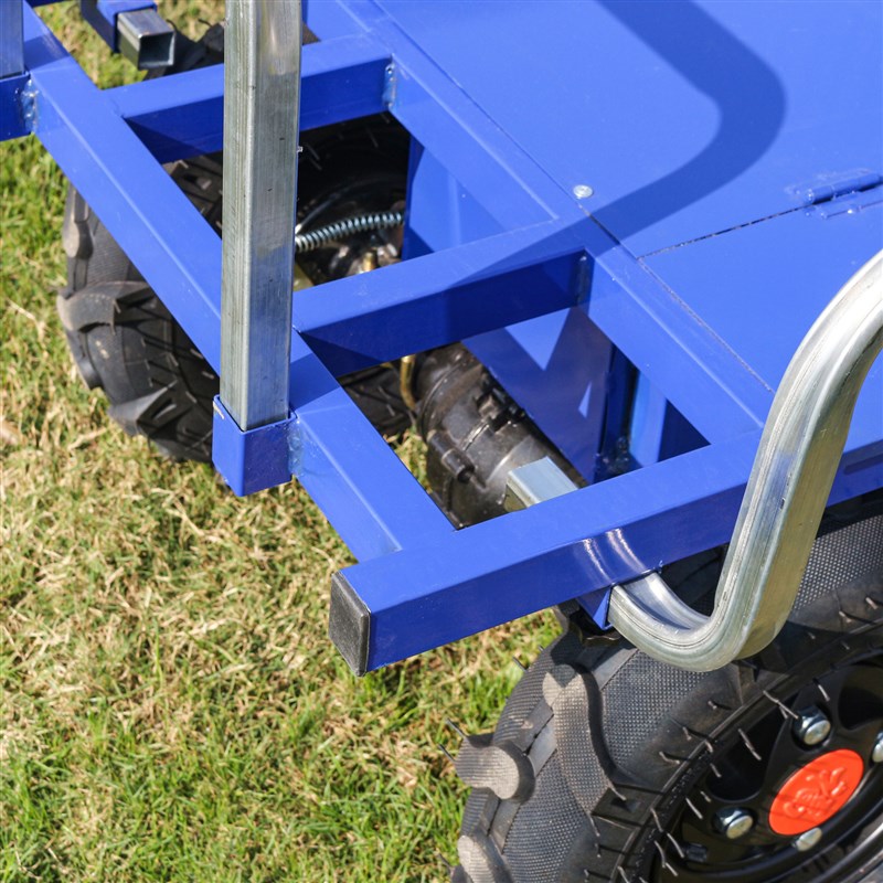 电动鸡公车果园爬k坡农用四轮手推车家用养殖种植工地搬运小推粪