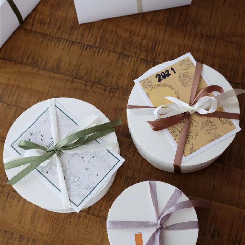 提拉米苏b鸳鸯巴斯克蛋糕包装盒子4寸5/6寸双层雪藏芝士圆形打包