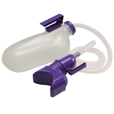 女士带管尿d壶卧床老人瘫痪病人小便壶女式接尿器大容量家庭尿壶