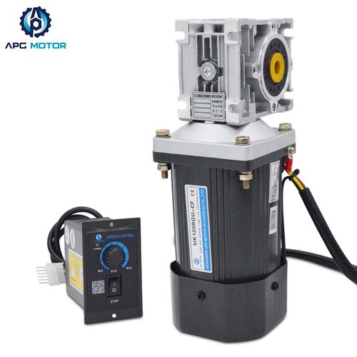 NMRV030铝合金蜗轮蜗杆减速机配60W-250W单相调速W电机 减速马达