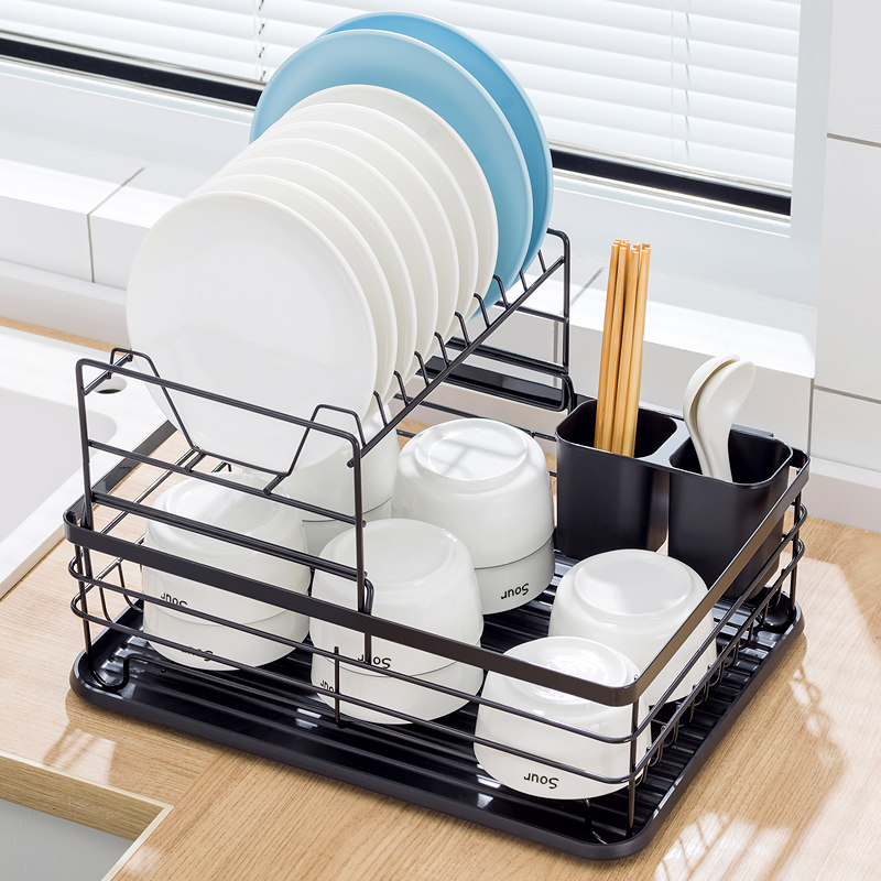 沥水碗架厨房碗h碟架沥水架沥碗架家用放碗架水槽置物架碗筷滤水