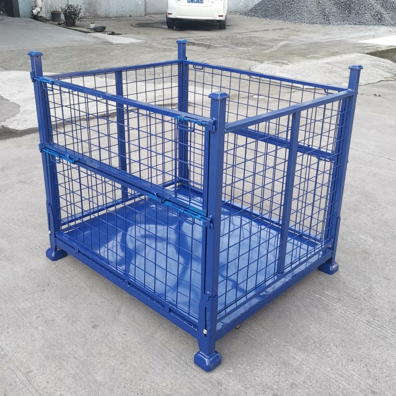 仓储货架折叠式堆垛架重s型物料仓储笼插管式巧固架折叠置物架托