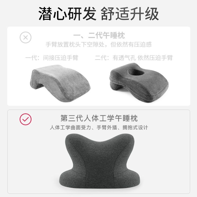 午睡枕趴b睡枕办公室专用枕头学生午睡趴趴枕睡觉神器趴桌子午休,居家布艺,午睡枕,淘宝优惠券,粉丝福利购,淘宝优惠卷