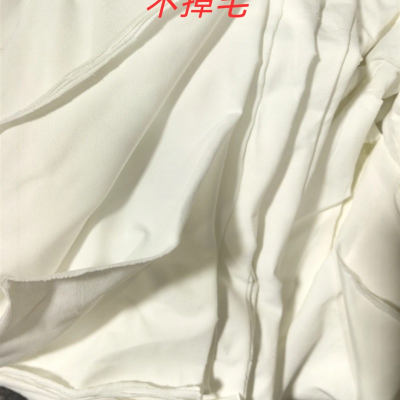 白色擦机布白色碎布全新抹布清洁无尘布吸N水吸油不掉毛工业抹布
