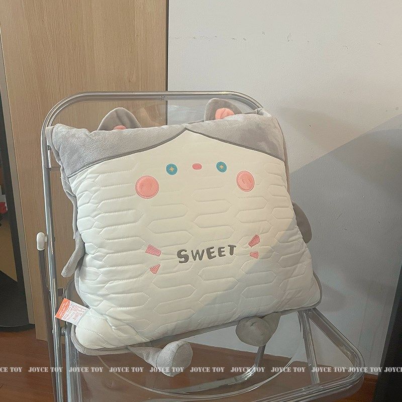 汽车抱枕被子两用夏季加厚毛毯办公室午睡抱枕二合Y一折叠被车用,居家布艺,抱枕被,淘宝优惠券,粉丝福利购,淘宝优惠卷