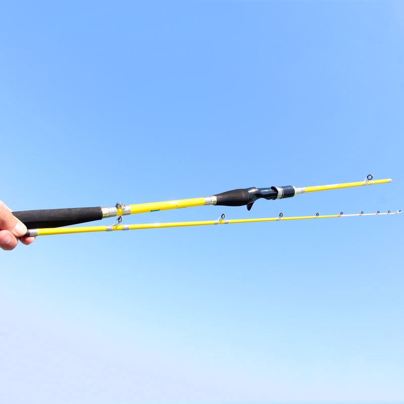近海船钓碳素小船竿枪直柄 鲈鱼黑鱼白果子20-80号1N.6 1.8 -2.7