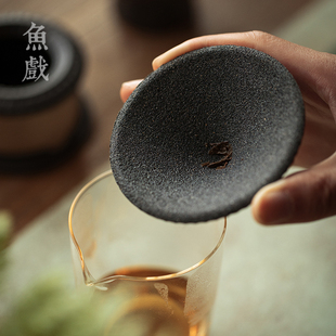 创意无孔c茶滤茶漏家用功夫茶具零配件茶隔泡茶过滤器茶叶过滤网