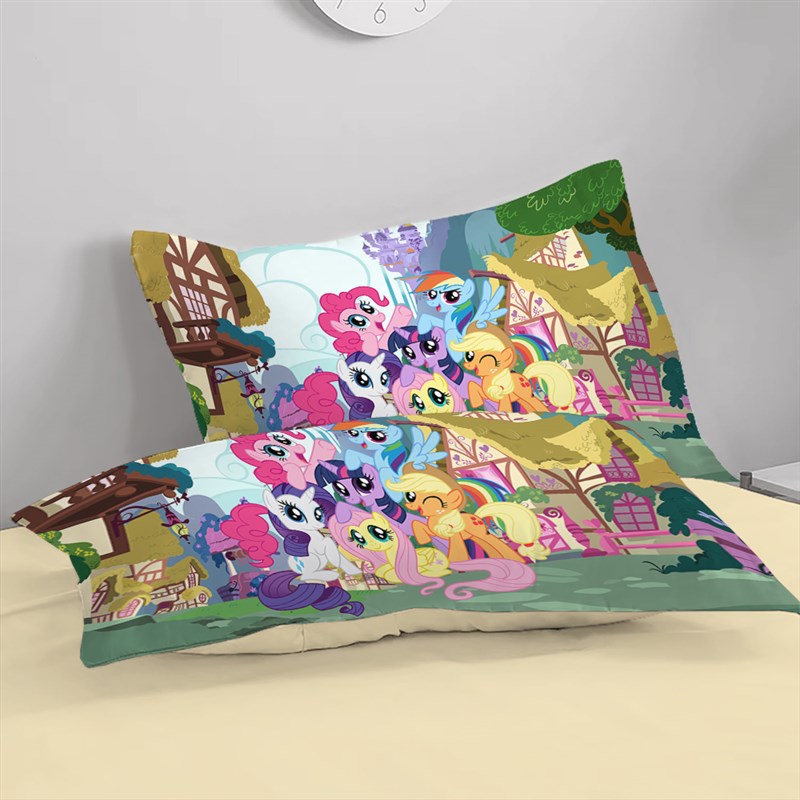 小马宝莉全棉被套l四件套可爱女孩儿童床单被套床笠学生床上3件套