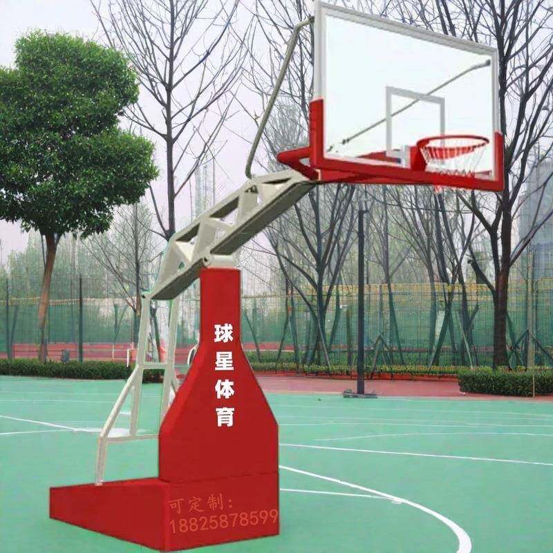 马宫球星篮球架标准液压式移动989东汕涌捷胜尾球惠深圳清远州篮