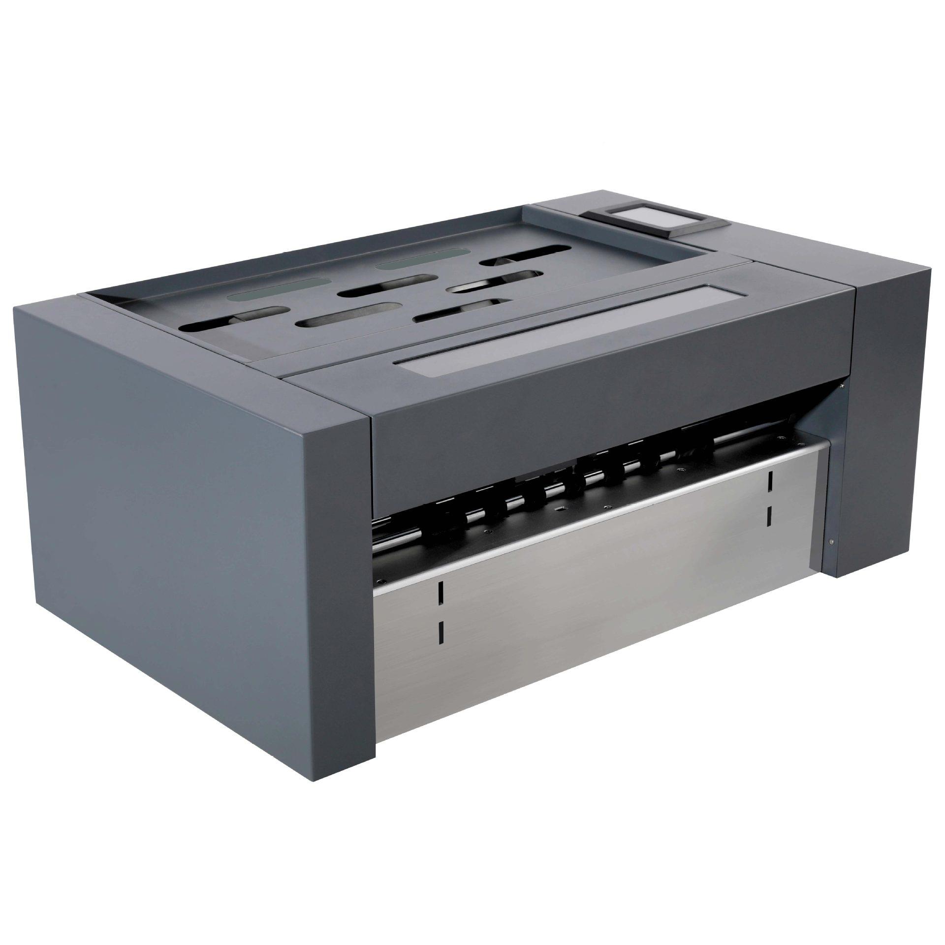 伺服双 刀彩头切割压痕一体机 车模贴不干胶标HY370D签切机盒折痕