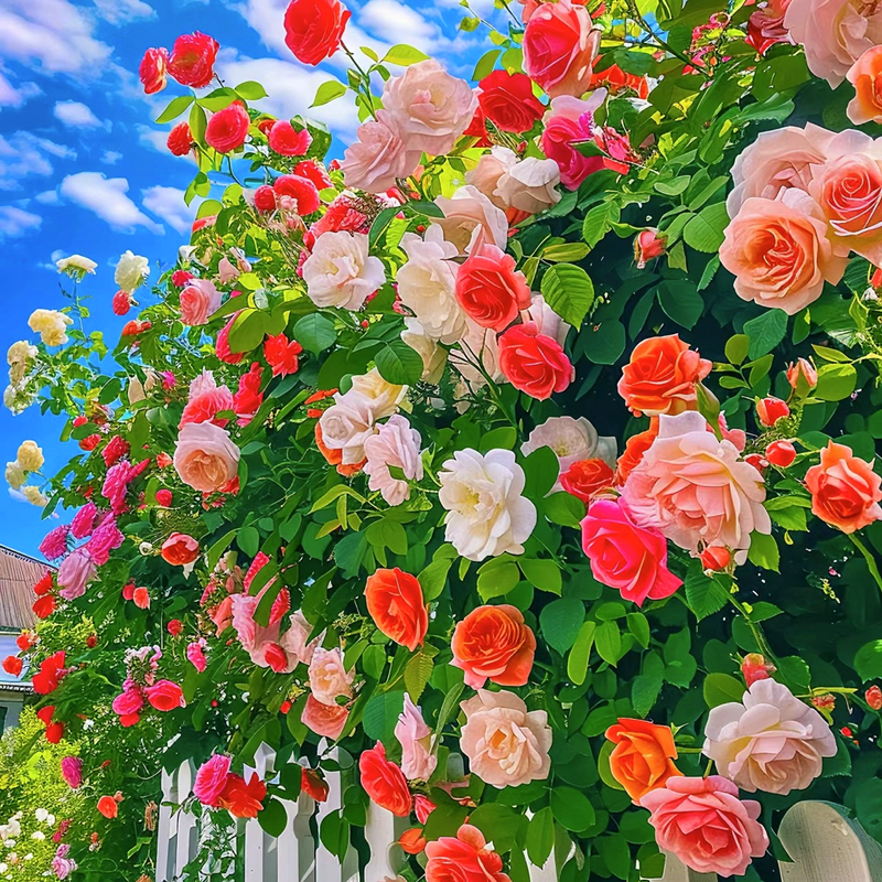 玫瑰花种籽子四季开花盆栽花卉植物室内外鲜花种子易爆盆庭院阳台