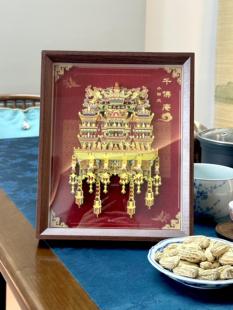 山西文创隰县小西天西方圣境国风立体3D相框礼物摆件新中式摆台