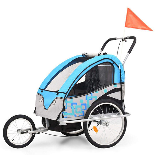 多功能亲子车自户外自行车拖车后挂式F儿童推车带宝宝骑行装备折