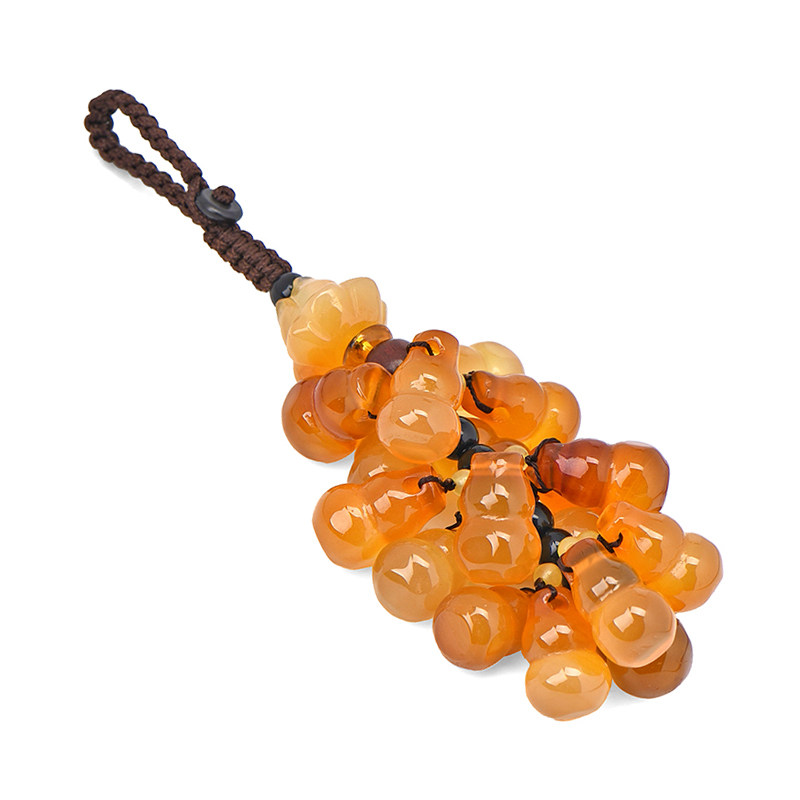 汽车钥匙挂件女士高档韩国创意玉石饰品个性可爱扣钥匙Z链串钥匙