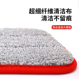 铝合金平板拖把医用家用酒店排拖一拖净懒人瓷砖X地拖布墩拖 新款