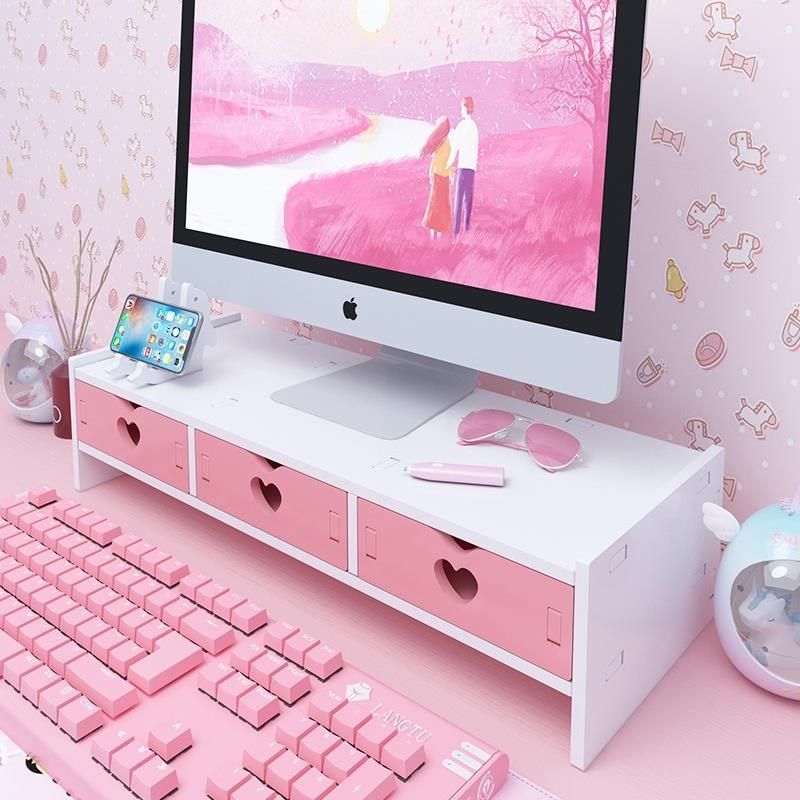 电脑显示器增高架支架加垫高屏幕底座办公室台式桌面收Y纳置物架,收纳整理,整理架/置物架/收纳架,淘宝优惠券,粉丝福利购,淘宝优惠卷