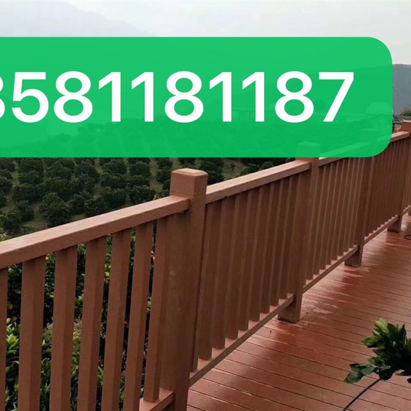 重庆生态木塑木i地板方孔圆孔 二代共挤木纹户外地板 花园塑料咖