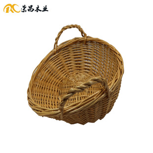 蛋糕房面包篮手工m柳编烘焙店陈列道具摆件糕点欧包筐托盘