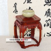 红木工艺品木雕摆件底座实木质花瓶F盆景花架正方形文玩茶壶木托