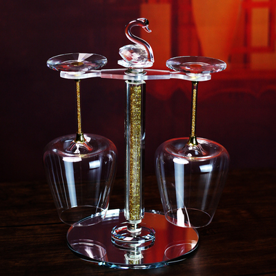 水晶红酒杯架倒挂酒柜葡萄酒高脚