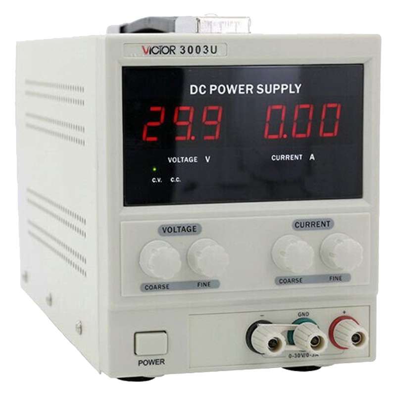 胜利仪器VC3003U直流稳压电源可调数显直流电源稳压稳流3A0-30V
