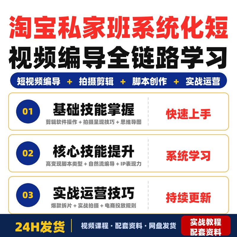 短视频编导线下系统化课程0到1全链路学习手把手教你做编导