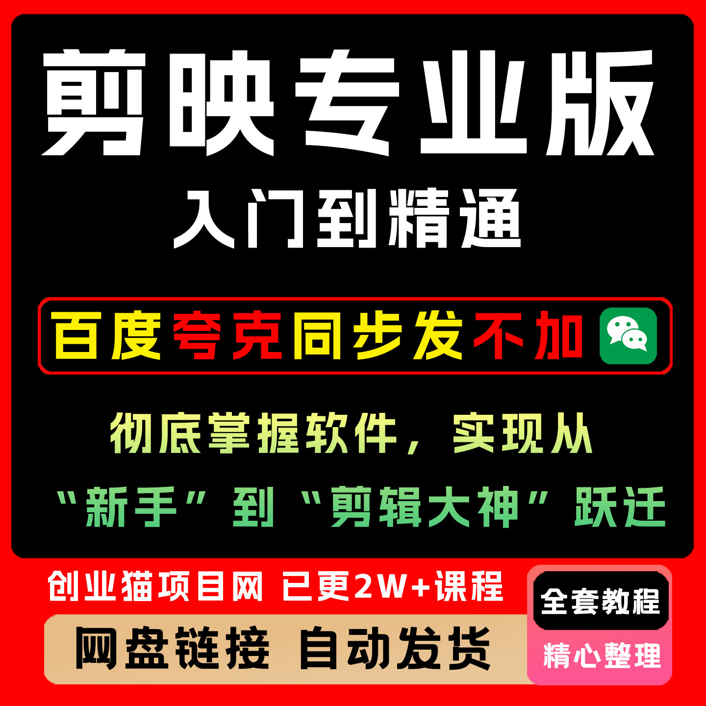 剪映专业版入门到精通彻底掌握软件实现从新手到剪辑大神跃迁教程