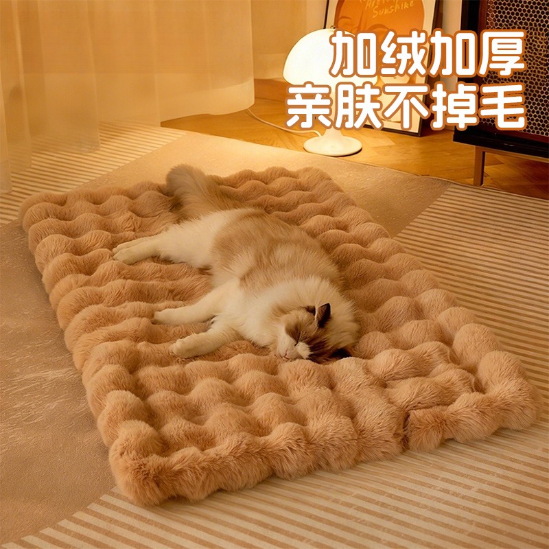 猫垫子狗垫子冬季宠物保暖狗狗睡垫加厚防寒猫咪睡窝毛毯地垫毯子