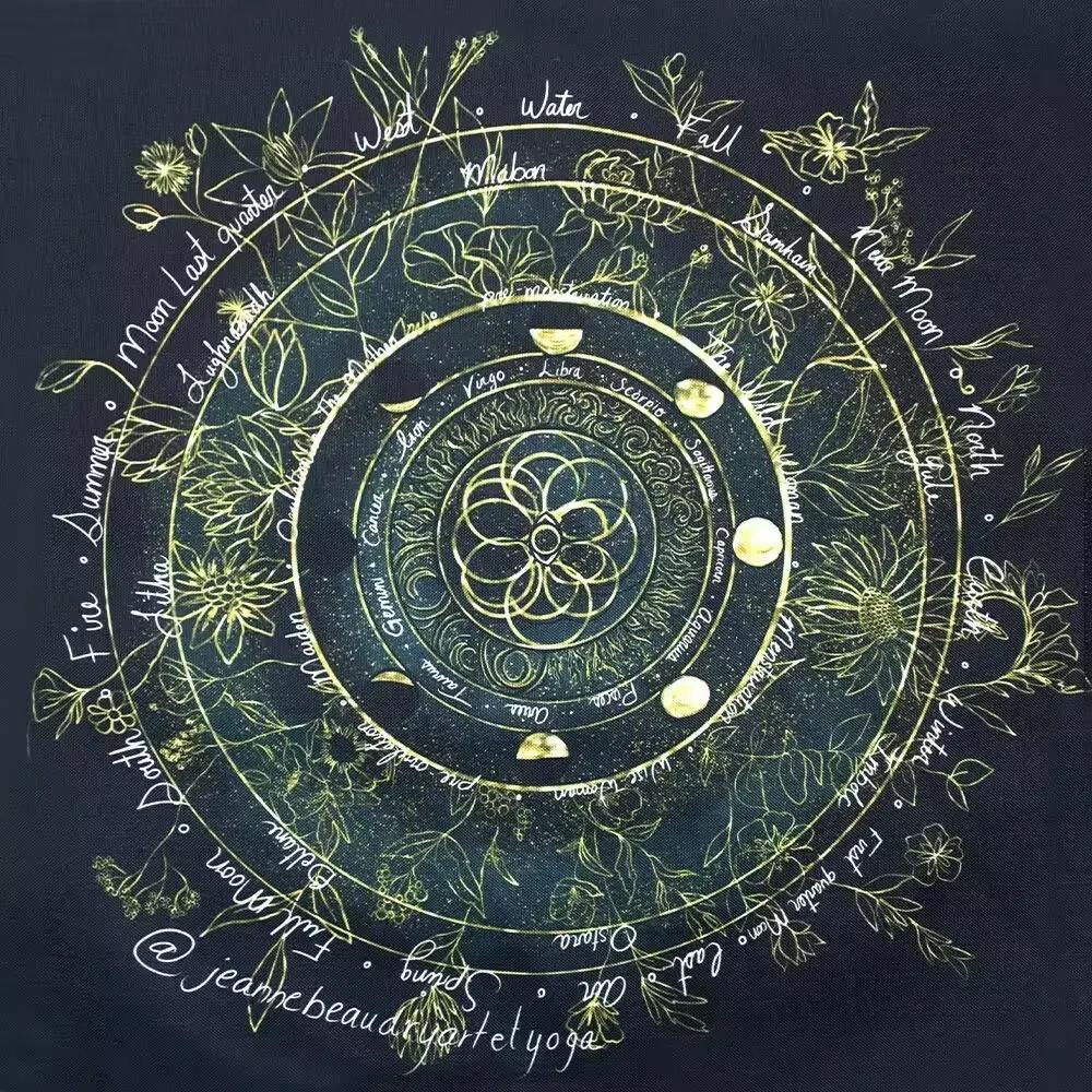 游戏塔罗桌布罗牌塔书塔卡罗牌tarot塔牌布塔luo牌 绒布魔法桌布
