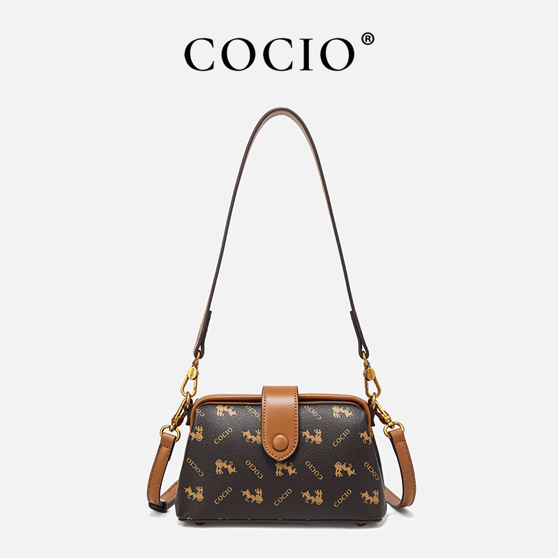 COCIO2024新款斜跨单肩女包包高级夏百搭迷你小轻奢品牌CC161