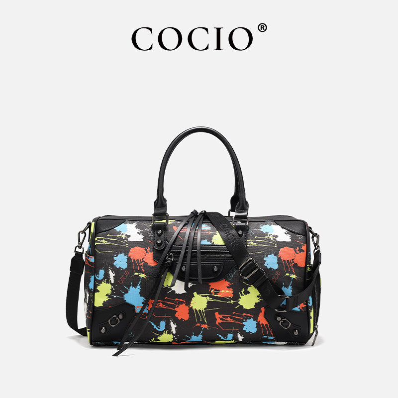 COCIO2024新款斜跨单肩女包包高级旅行包小轻奢品牌CC252