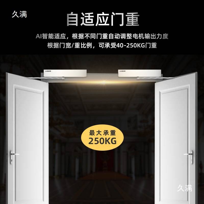 250KG重型自动开门机自动感应开关门器自动门禁电机组电动闭门器