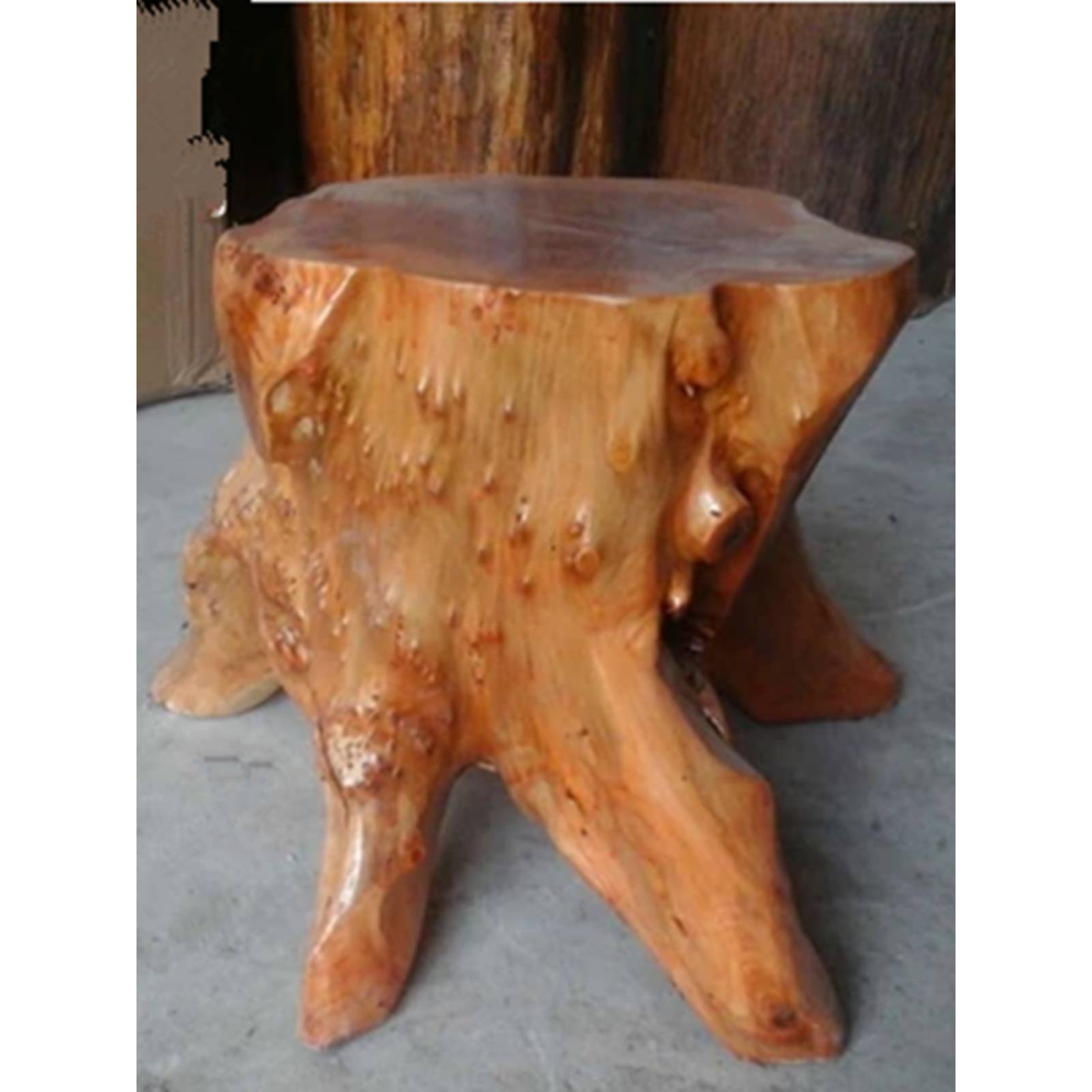 天然根雕凳子实木树墩子原木树桩木头茶几凳木桩坐凳树根底座花架