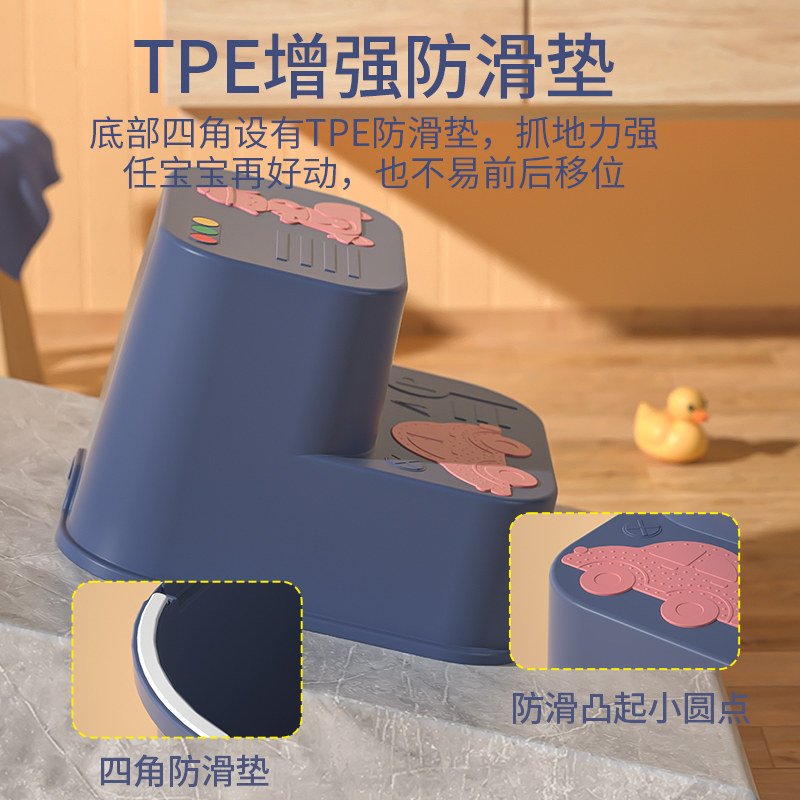 儿童垫脚凳宝宝洗漱台阶踩脚小孩洗脸增踏脚凳洗手梯小板凳