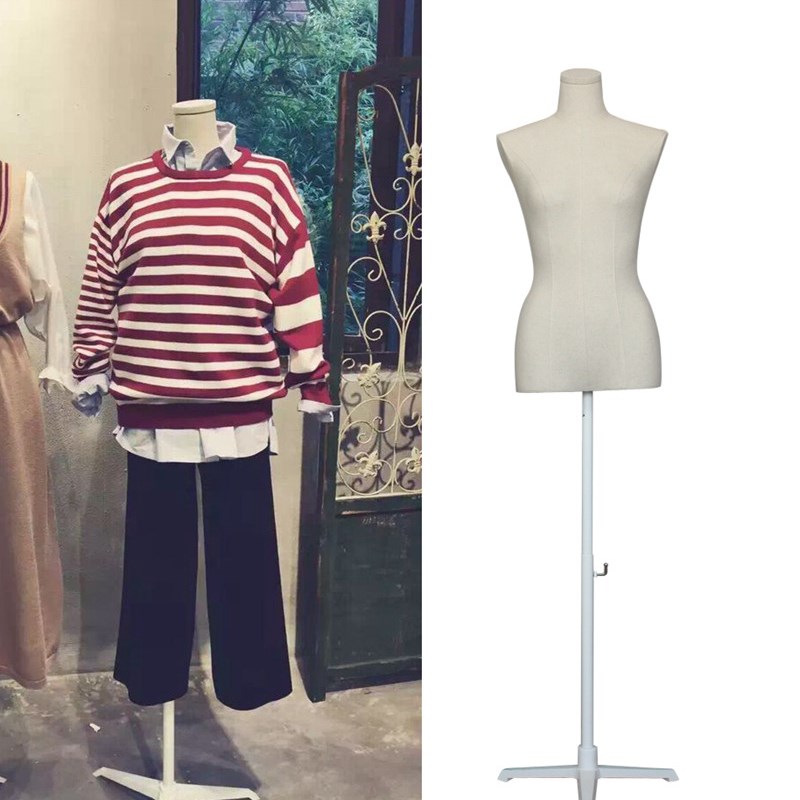 韩国模特道具女半身包布模特 婚纱店展示模特架拍照模特