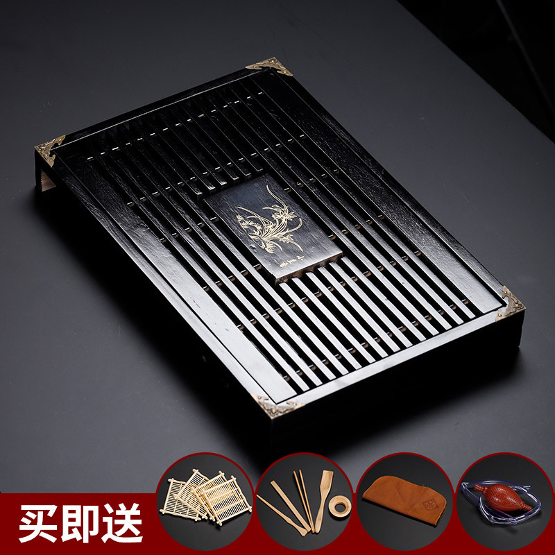 茶具茶盘小型盘水客厅茶几办公室泡茶实木盘